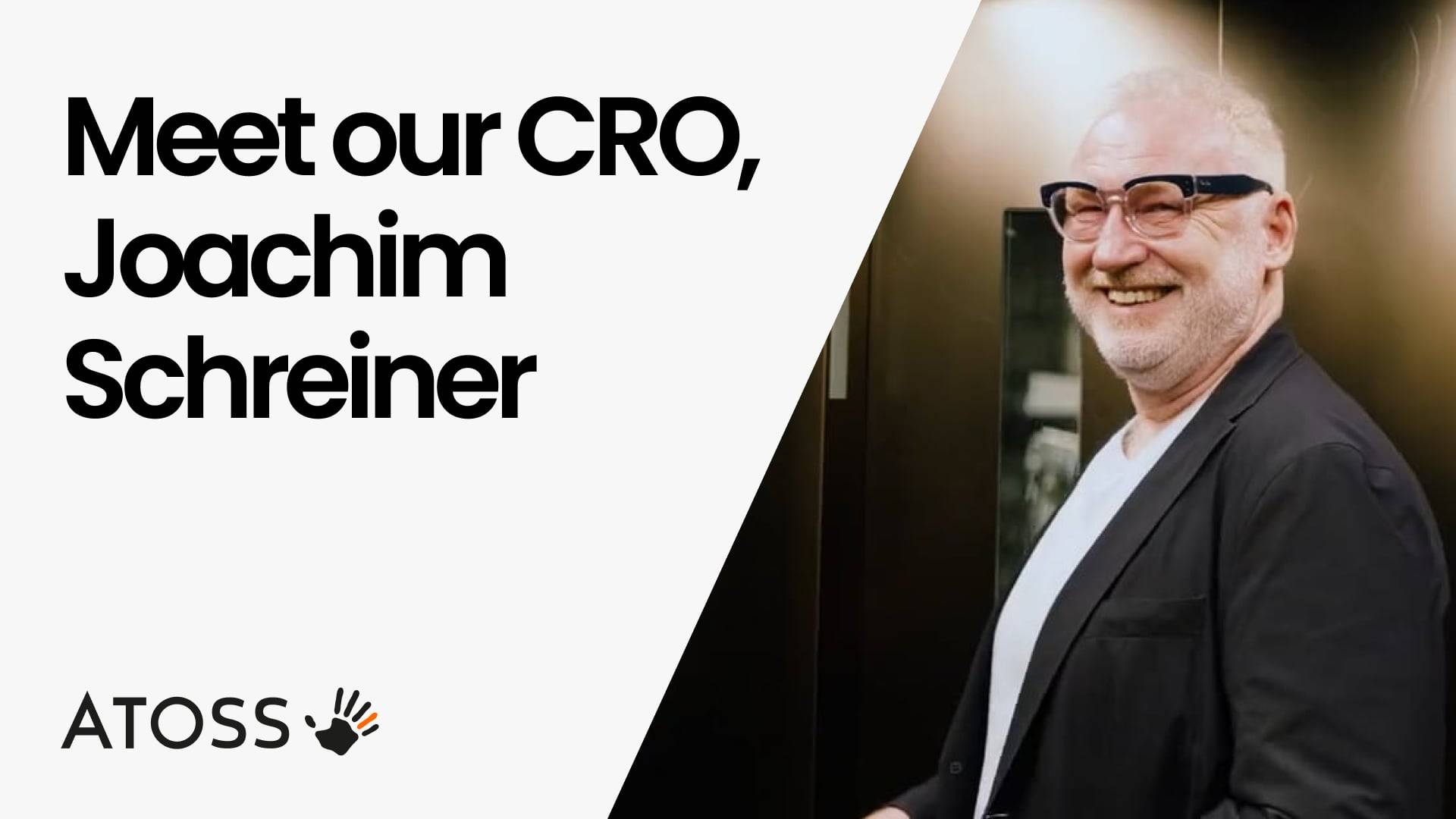 Meet our CRO, Joachim Schreiner